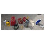 Gas Cans Oil Cans Funnels