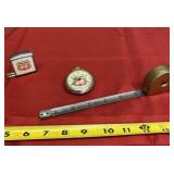 Phillips 66 Pocket Watch and Small Tape Measure