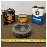 Shell, Darina Ax and Dx Cans Empty with Firestone