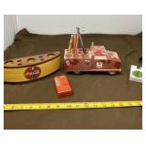 Coca-Cola Pen Holder and Magnet, Marble and Wood