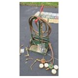 Small Cutting Torch Cart Completed Gauges Tips