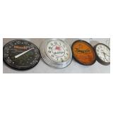 Advertising Clocks and Thermometer
