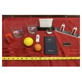 Glasses, 1997 Calendar, Knife and More