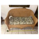 Wicker Woven Love Seat