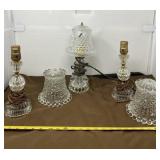 Amid Century Pressed Table Lamps