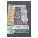Old License Plate Collection