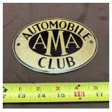 vintage AMA Reflective Automobile Club Badge in