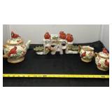 Cardinals Peace Sign & Tea Pot