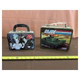GI Joe and I Love Lucy Metal Lunch Box