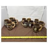 Siesta Ware Amber Glass Barrel Mugs