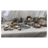 Vtg Silver Plate Dishes and more