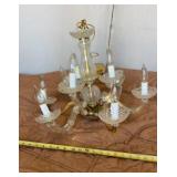Italian Venetian or Murano glass chandelier with