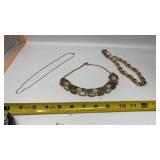 DESIGNER INSPIRED UNIQUE GOLD TONE CRYSTAL CHOKER