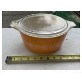 Pyrex 2.5-quart casserole dish in the "Butterfly