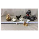 Mid Century Dog, Bird, Horse, Rabbit figurines