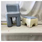 Little tykes Chair and footstool