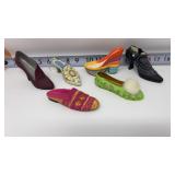 Miniature collectible shoe ornaments