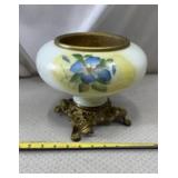 Plant Holder Gilt-Metal Mounted Enamel Hand