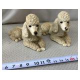 2-1987 Sandicast white poodle figurine designed