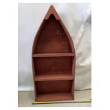 Wooden Canoe Shelf