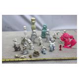Poodle Figurines-Avon, Porcelain, Cast Iron,