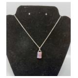Sterling silver necklaces featuring