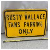 Nascar Rusty Wallace Blvd metal sign,