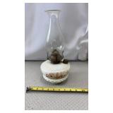Antique Queen Anne No 2 milk glass kerosene oil