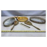 Hollywood Regency vanity set