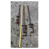 Pony pipe clamp fixture, Bar Clamps