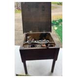 Antique 1914 Military Issue WW1 Shoe Shine Box On