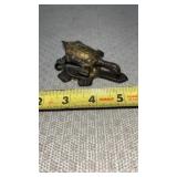 Vintage Solid Brass Turtle Paper Clip Paperweight