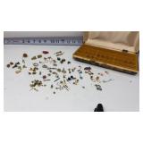 Jewelry Box with Lots various sets earrings