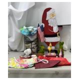 Holiday Decor, Metal Tins and more