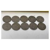 10-U.S. Liberty Head "V" Nickels.