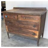 Antique Dresser on castors 48 x 38 x 24 inches