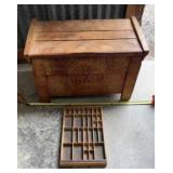 Carved Wooden Coffer Resembles 19th-century