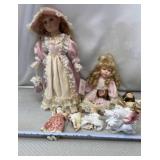 Antique Collectible Porcelain Dolls