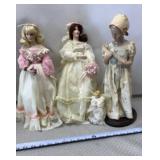 Collectible Porcelain Dolls includes 1983 Bing &
