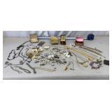 Vtg Jewelry and Jewelry Boxes