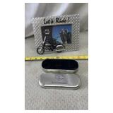 Harley Davidson Picture Frame and Pen Case