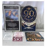 Framed Print and Metal Signs