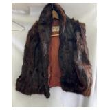 IR Fox dark brown fur coats