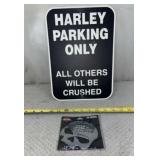Harley Davidson Sign and decal