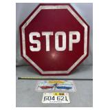 Wooden Stop Sign, Mini License Plate, and more