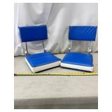 Vinyl folding padded bleacher stadium chairs
