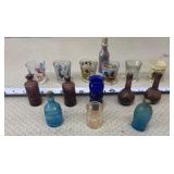 Shot Glasses, Wheaton Multi Colored Glass