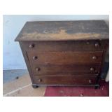 Vtg Wood Dresser