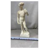 Plaster statue replica of Michelangelo