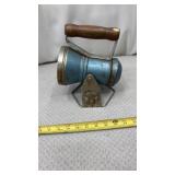 Star Headlight & Lantern Co. blue railroad spot